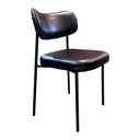 Ver imagem 1 de Cadeira Decorativa Sala de Jantar Lívia C02 Couríssimo Preto - Combo Stock