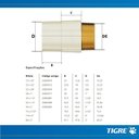 Ver imagem 5 de Conector Macho Aquatherm Soldável CPVC Bege Para Canos Tubo De Água Quente 15mmx1/2 Polegadas