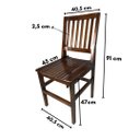 Ver imagem 5 de Kit 8 Cadeiras Ana Hickmann Branca De Madeira Maciça