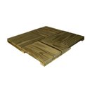 Ver imagem 1 de Kit 20 Unidades Deck Modular 30CMX30CM Pinus Tratado Madeira do Brasil Verde