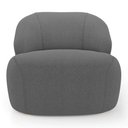 Ver imagem 3 de Kit 2 Poltronas Organica Decorativa Eloa Boucle Cinza