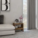 Ver imagem 3 de Banco Flag em Madeira Maciça com 1 Prateleira Marrom/Garapa
