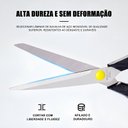Ver imagem 5 de Kit 5 Tesouras Aço Multifuncional Costura Artesanato Escolar