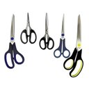 Ver imagem 2 de Kit 5 Tesouras Aço Multifuncional Costura Artesanato Escolar