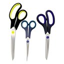 Ver mais imagens de Kit 5 Tesouras Aço Multifuncional Costura Artesanato Escolar