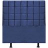 Cabeceira Cama Box Casal 140 cm Clara Suede Azul Marinho - 1
