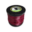 Ver imagem 1 de Fio Nylon Cortador Grama Quadrado 3,0mm 2kg Vermelho