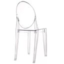 Ver imagem 3 de Kit 4 Cadeiras Empilhavel Inmetro Viena Invisible Louis Ghost Fratini Policarbonato Transparente