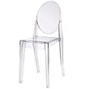 Ver imagem 2 de Kit 4 Cadeiras Empilhavel Inmetro Viena Invisible Louis Ghost Fratini Policarbonato Transparente
