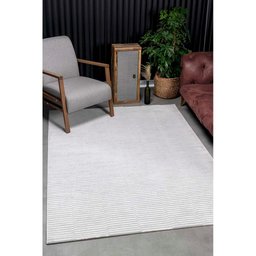 Tapete para Sala Sofia 04 bege e cinza 2,00X2,50M - Edantex - 4