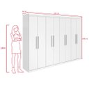 Ver imagem 4 de Guarda-Roupa Casal 8 Portas Easy Slim