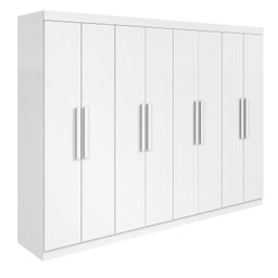 Guarda-roupa Casal Easy Slim 8 Portas Branco - 3
