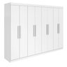 Guarda-roupa Casal Easy Slim 8 Portas Branco - 3