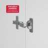 Guarda-roupa Casal Easy Slim 8 Portas Branco - 6