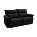 Ver imagem 5 de Sofá Retrátil Reclinável Paris 180cm Suede Velut com Molas Ensacadas - King House