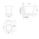 Ver imagem 2 de Bacia Convencional Axis Ebano Fosco Deca