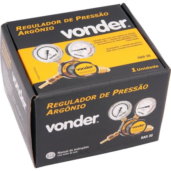 Regulador de pressão argônio rar30 - Vonder - 5