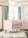 Ver imagem 1 de Berço Mini Cama Qencanto Retrô Qmovi Rosa