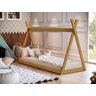 Cama Infantil Montessoriana Cabana Design Moderno de Madeira Maciça para Quarto de Criança - 1