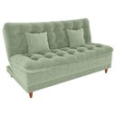 Ver imagem 1 de Sofa Cama 2 Lugares 185 Cm Duda Tecido Boucle F494 Oliva Milani Store Oliva