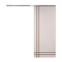Ver imagem 3 de Porta de Correr Branco Prime Frisada Kit Alumínio F06 - 210x110
