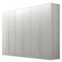 Ver imagem 3 de Guarda-Roupa Casal 6 Portas e 6 Gavetas 100% MDF Reno 276x236cm Branco