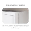 Ver imagem 7 de Guarda-Roupa Casal 6 Portas e 6 Gavetas 100% MDF Reno 276x236cm Branco