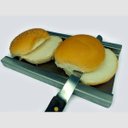 Ver imagem 1 de Régua De Pão Inox 26 Cm X 17Cm X 2 Cm (Altura)- Profissional