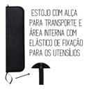 Ver imagem 3 de Kit Churrasco com 2 Peças com Estojo de Nylon - Cabo de Madeira - Panami