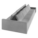 Ver imagem 6 de Sofá Ilha 4 Lugares Living 512cm Modulado Lary Bouclê Pu Pto K01 Cor Cinza Claro