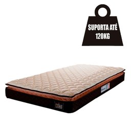 Cama Box Baú Solteiro Colchão Espuma D33 Pillow Top 88x188x60cm Millenium Hellen - 5