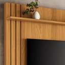 Ver imagem 7 de Estante Painel para TV 70 pol com Rodízios Linus B01 Cinamomo Off White - Lyam Decor