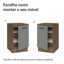 Ver imagem 4 de Balcão de Cozinha 50cm 1 Porta Rustic/cinza Agata Madesa