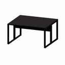 Ver imagem 2 de Plataforma de Trabalho 1,40 m X 1,20 m 2 Pessoas Design Industrial 100% MDF F5 Office Cor:Preto