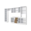 Ver imagem 3 de Cozinha Modulada Celeste Kappesberg 100% Mdf Branco/nogueira/vidro 360cm
