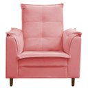 Ver imagem 3 de Poltrona de Amamentação com Puff Isabella Bellamado:rose