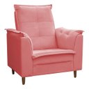 Ver imagem 2 de Poltrona de Amamentação com Puff Isabella Bellamado:rose