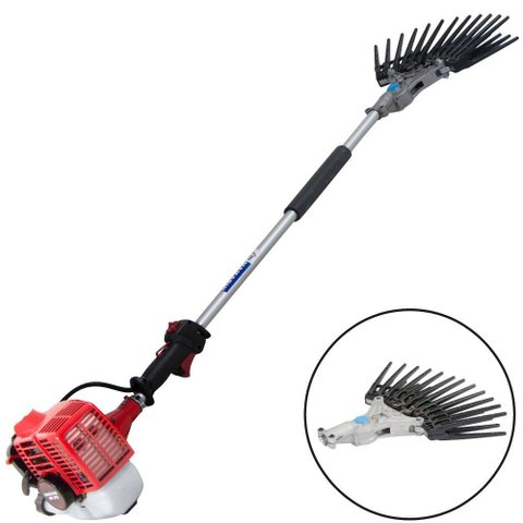 Derriçadeira Á Gasolina Nakashi Com Braço de 1100mm e Mãozinha Dupla + Óleo Castrol Stihl