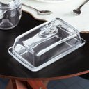 Ver imagem 6 de Manteigueira Retangular com Tampa Bird 18cm X 10cm X 9cm Cristal Ecologico
