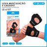 Luva Treino Musculação Pressurizada Confortável Preta - 2