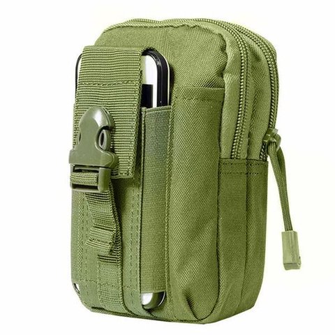Kit de Sobrevivência Bolsa Verde Militar Atividades Camping