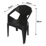 Jogo Mesa Industrial Diamond 2,20m 10 Cadeiras Área Gourmet Movelaria Leal Mesa de Jantar Estilo Ind - 3