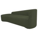 Ver imagem 4 de Recamier Curvo Orgânico 180cm 3 Lugares Lado Esquerdo para Sala de Estar Linho Paris