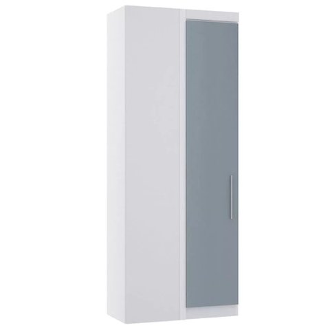 Guarda-roupa Canto Reto Modulado 1 Porta Alpes Luciane