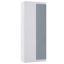 Ver imagem 1 de Guarda-roupa Canto Reto Modulado 1 Porta Alpes Luciane