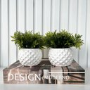 Ver imagem 4 de Decoração 3 Peças Livro Porta Objetos e Dupla Vaso Branco