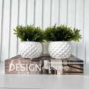 Ver imagem 3 de Decoração 3 Peças Livro Porta Objetos e Dupla Vaso Branco