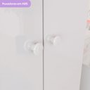 Ver imagem 7 de Guarda Roupa Infantil 2 Portas 2 Gavetas com Canto Decorativo Branco Labirinto