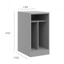 Ver imagem 7 de Guarda-Roupa Modulado Solteiro 6 Peças Elegance Móveis Castro