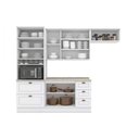 Ver imagem 5 de Kit Cozinha Modulada 5 Peças Americana 2aéreos+ 1 Paneleiro +1balcão + 1 Complemento C5p32 Branco